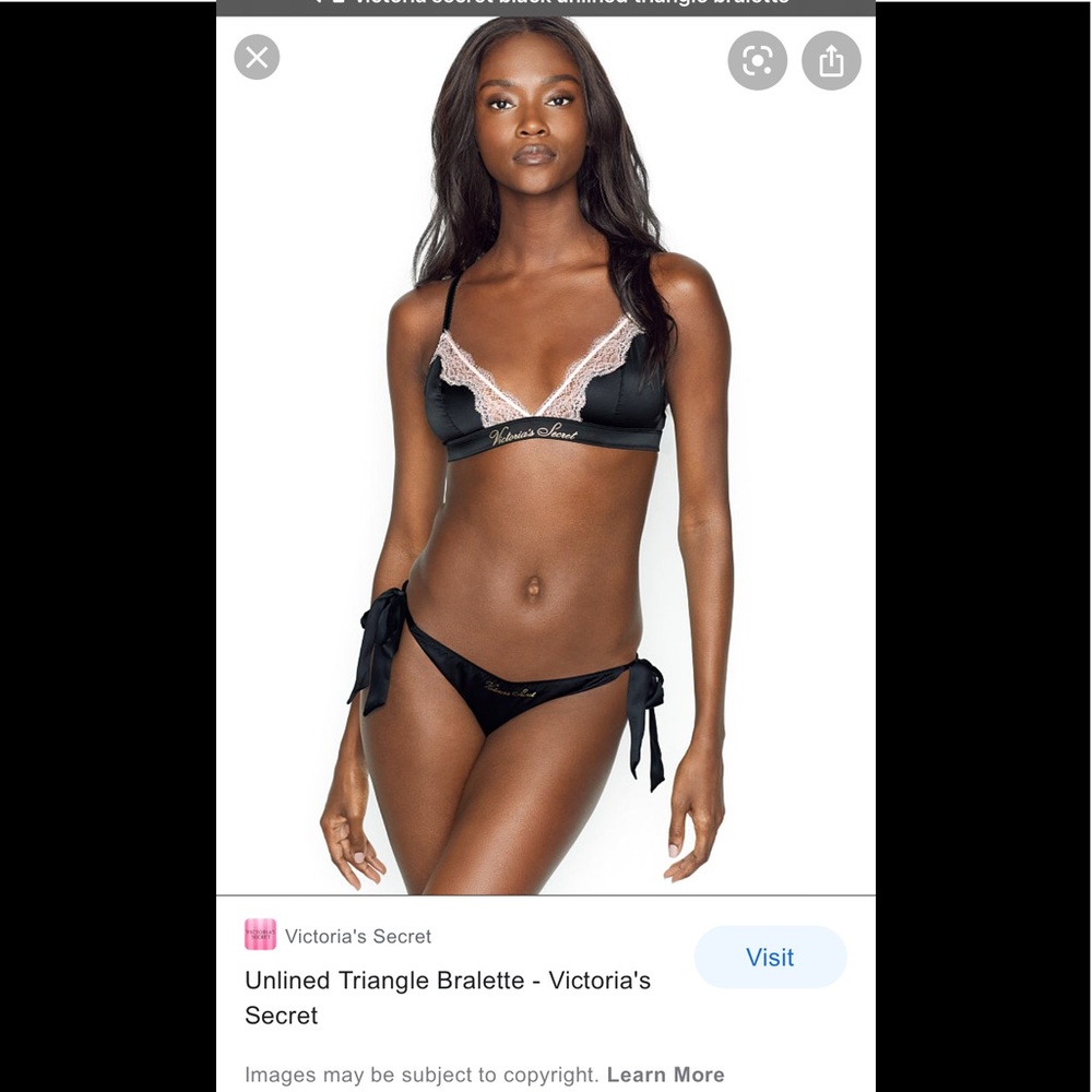 Victoria Secret Black Lace Bralette